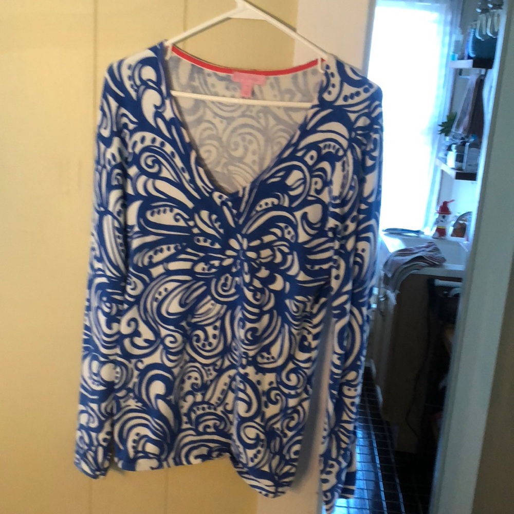 Lilly Pulitzer medium sweater top lite knit